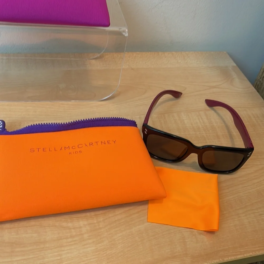 Stella McCartney Kids SC0025SA Girls Sunglasses - Choice of 2 Soft Case Colors